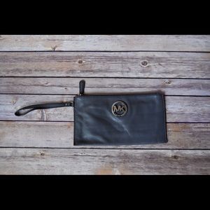 Gray Michael Kors clutch